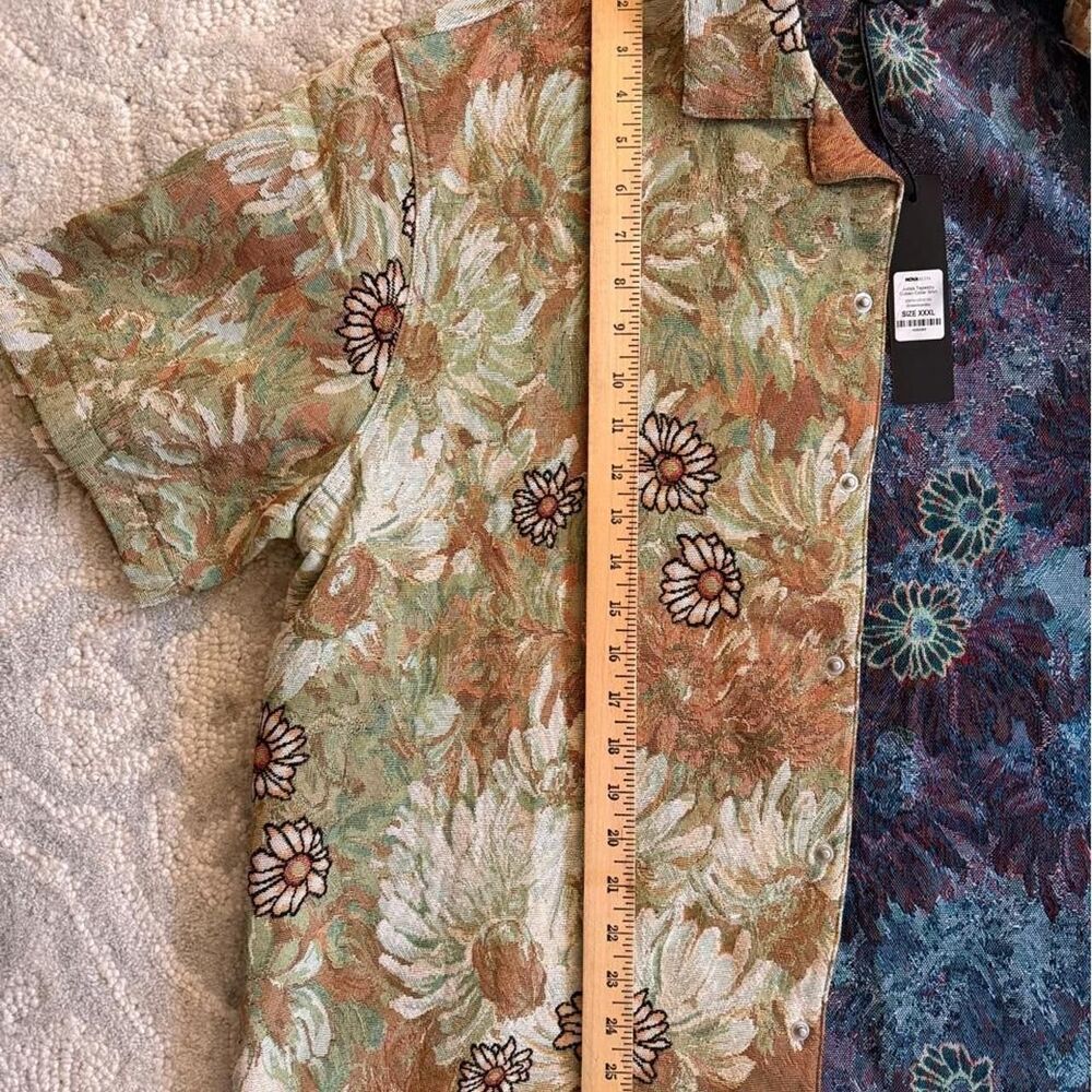 Novamen Tapestry floral shirt jacket